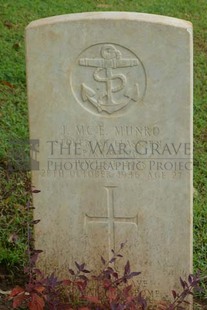 TRINCOMALEE WAR CEMETERY - MUNRO, JOHN MCELVEEN